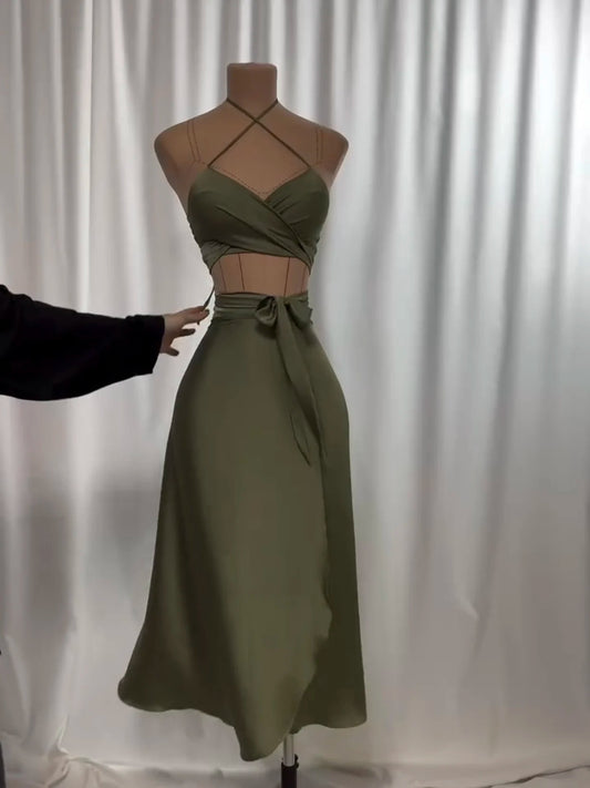 Sexy spice slim-fit skirt suit