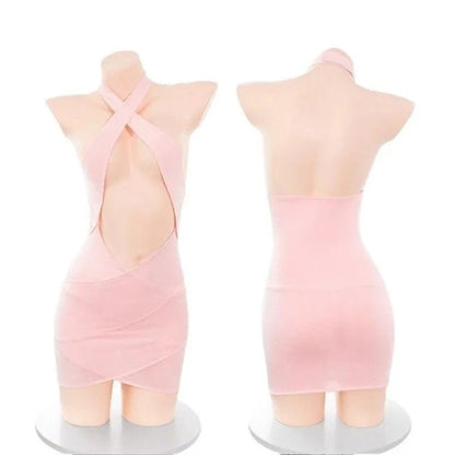 Pink Halter Dress