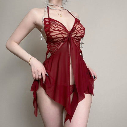 Butterfly Mesh Dress