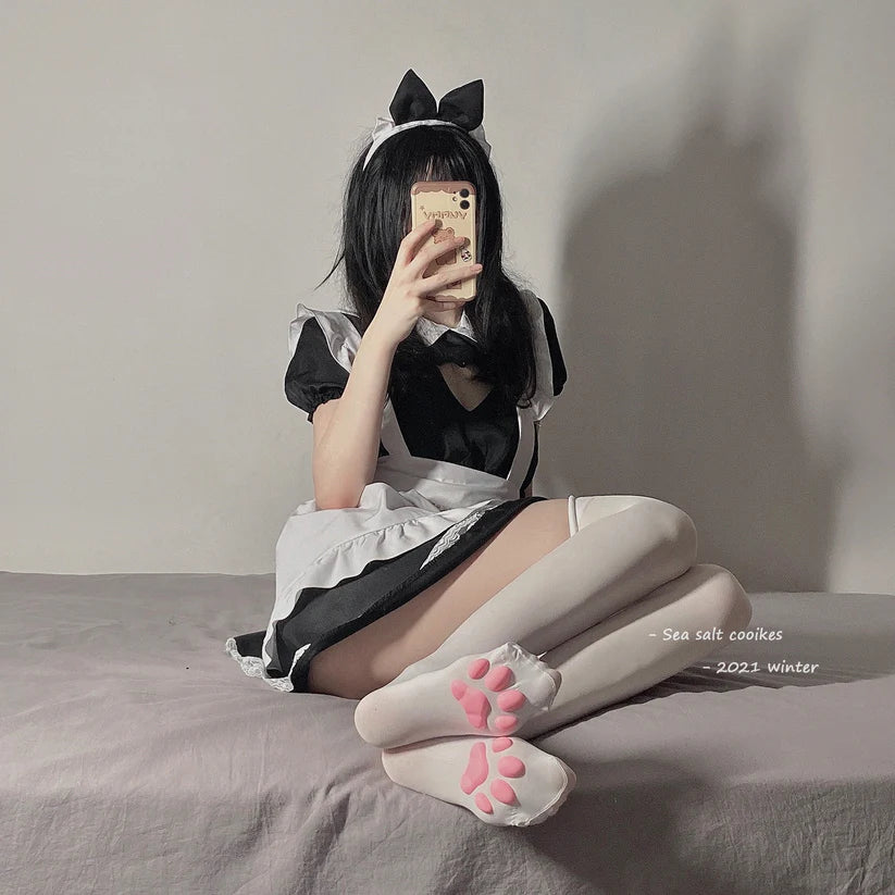 Cat paw three-dimensional meat pad stockings